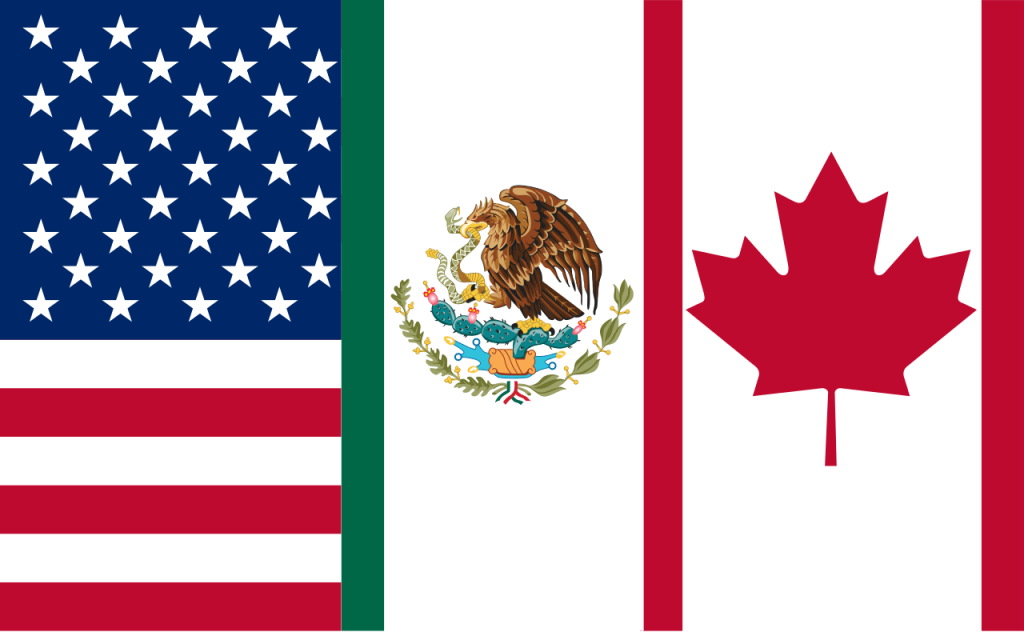 1280px Flag Of The North American Free Trade Agreement Standard Version