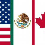 1280px Flag of the North American Free Trade Agreement standard version