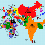 mapa mundo poblacion
