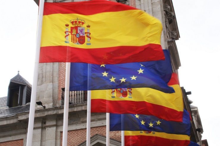 Bandera España Unión Europea