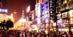 Calles De Shanghai Noche China