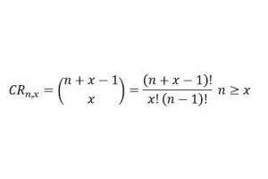 Combinatoria Con Repetición Fórmula