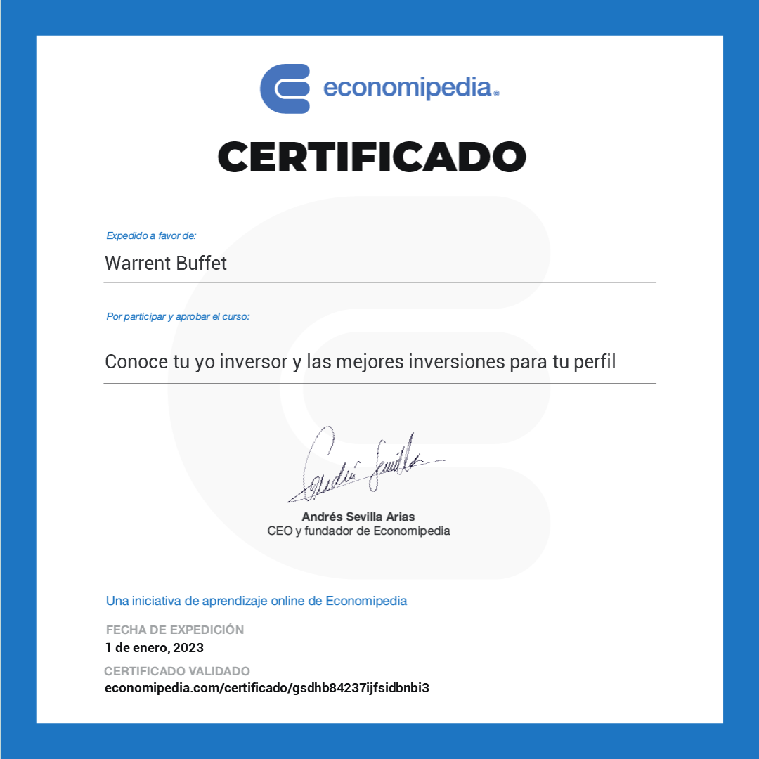 Curso. Conoce Tu Yo Inversor Y Las Mejores Inversiones Para Tu Perfil