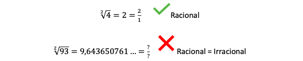 Ejemplo De Un Número Racional Y Un Número Irracional