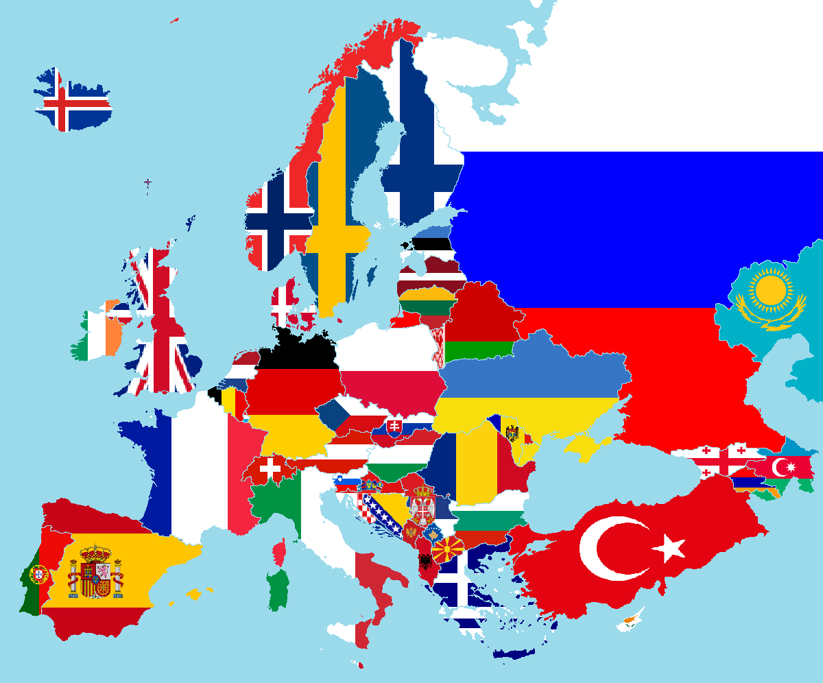 Europa Con Banderas
