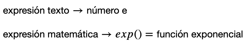Expresión Matemática