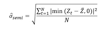Fórmula Semidesviacion 1