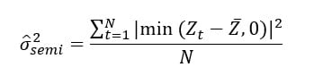 Fórmula Semivarianza