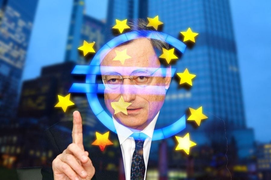 Mario Draghi Recesión