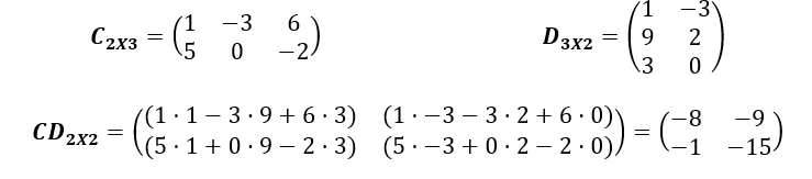 Multiplicacion De Matrices Ejemplo 1