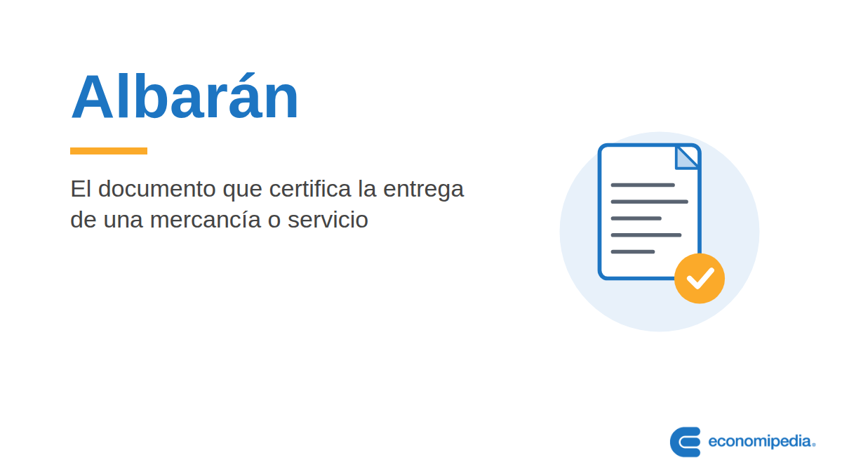 Esquema: Albarán
