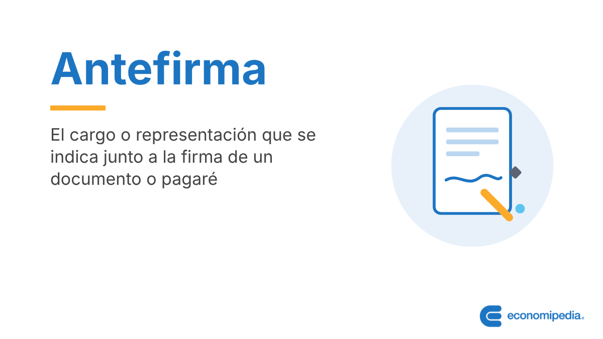 Esquema: Antefirma
