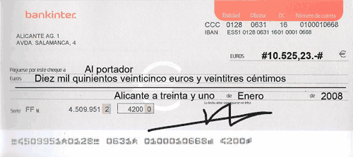 Cheque al portador - QuÃ© es, definiciÃ³n y concepto | Economipedia