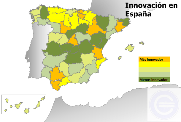 Mapa Innovación España