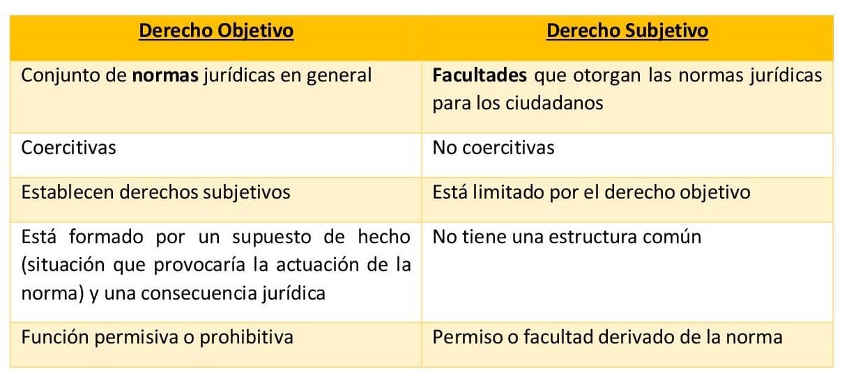 Direito subjetivo objetivo uma sujeito