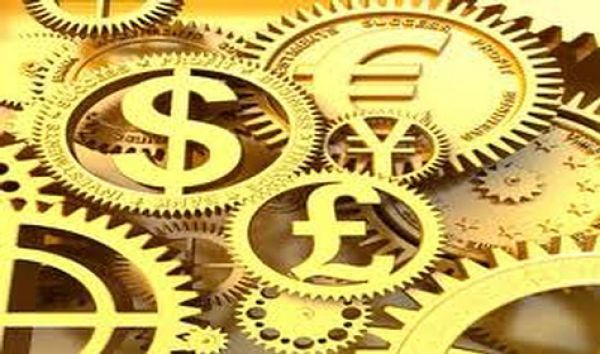 Iconos forex concepto de las divisas